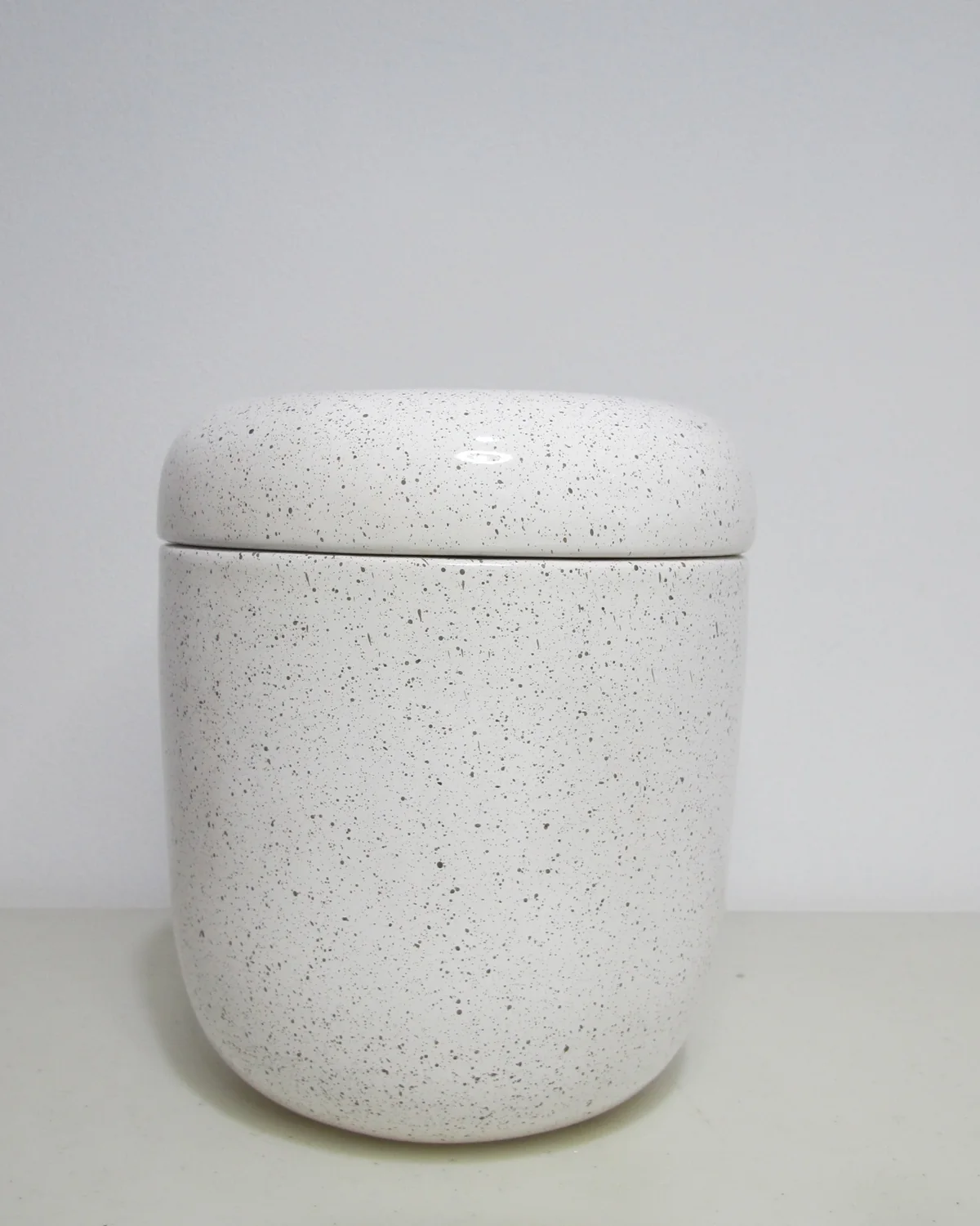 Cylinder Clay Urn