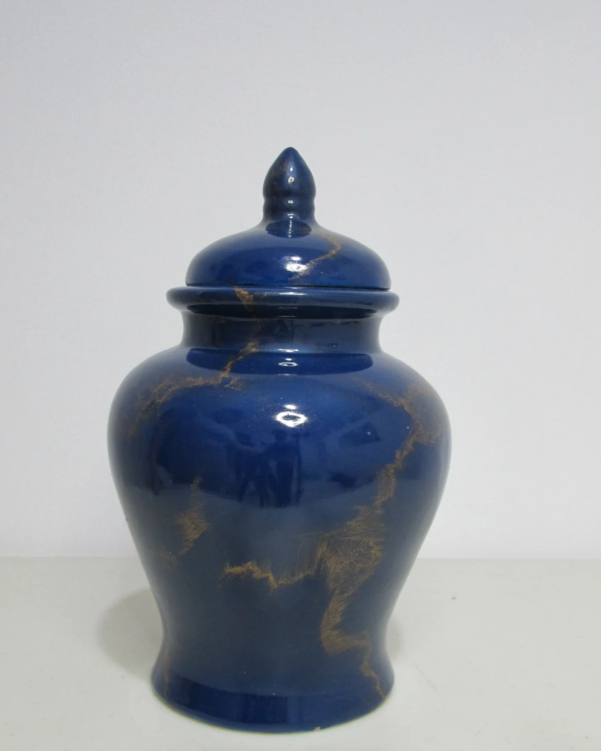 Blue Ocean Clay Urn