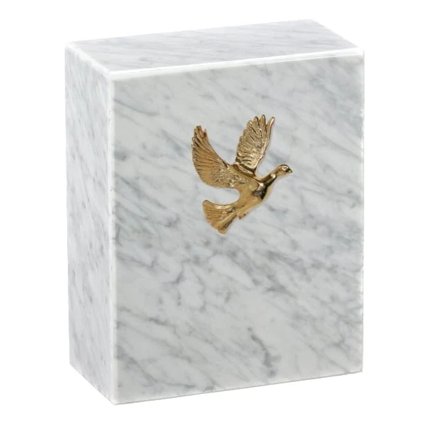 AEternitas White Marble Urn 5