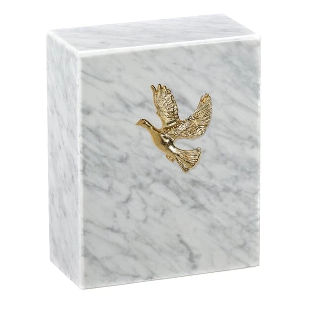 AEternitas White Marble Urn 6