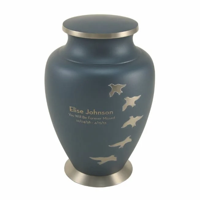 Aria Ascending Solid Brass Urn 2
