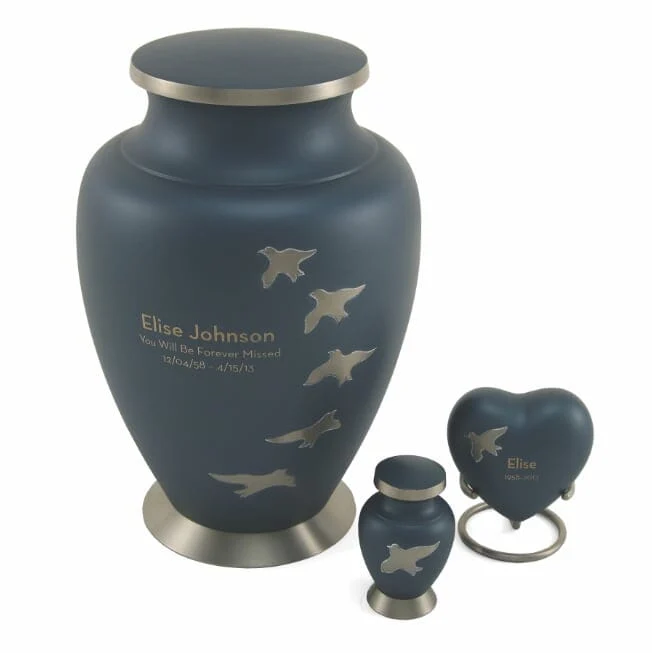 Aria Ascending Solid Brass Urn 3