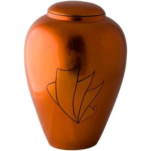 Autumn Hand Painted Urn