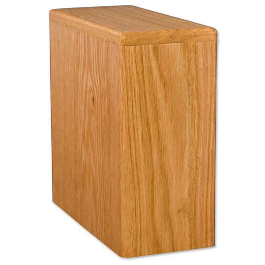 Book Shelf Wood Urn 2