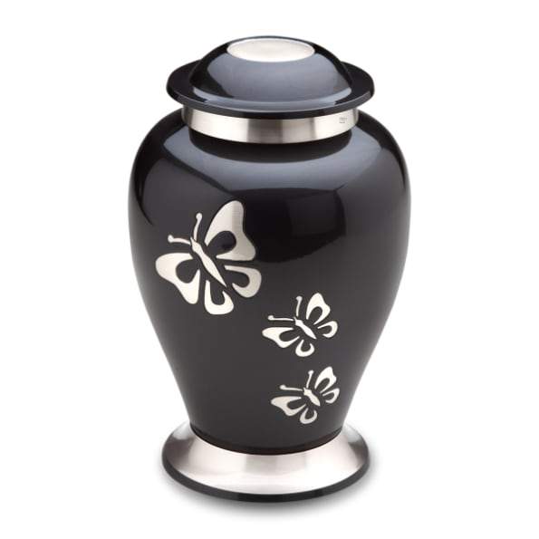Butterfly Tribute Solid Brass Urn 3