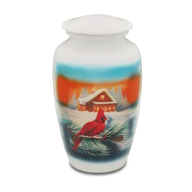 Cardinal Adult Urn