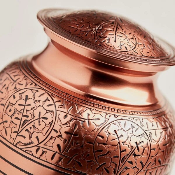 Copper Oak Urn 4