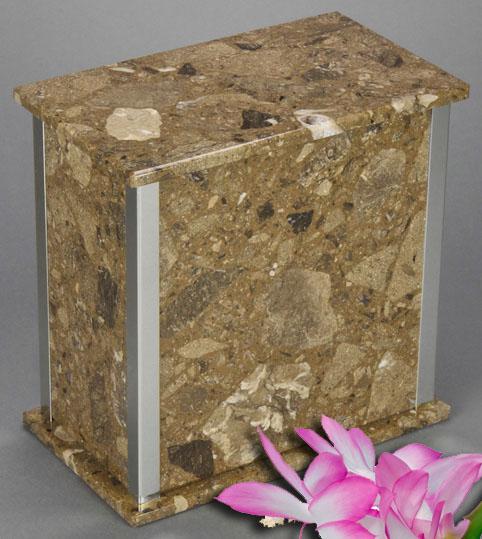 Design Brown Marble Urn 2