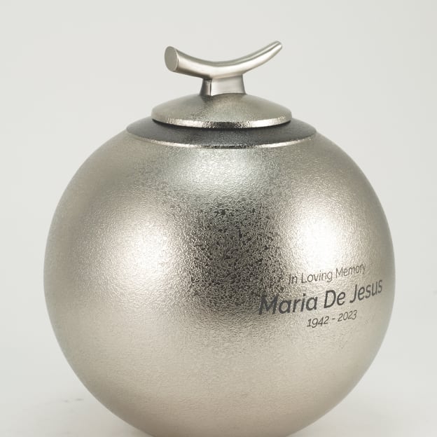 Echoes Textured Pewter, Full Size Urn 2