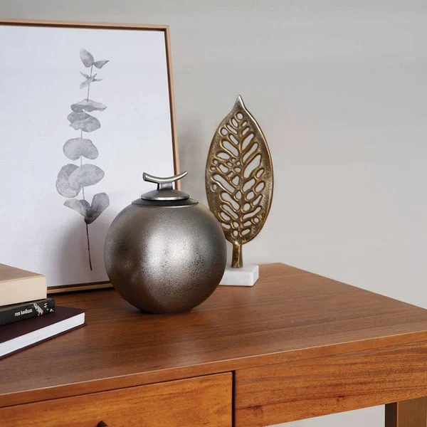 Echoes Textured Pewter, Full Size Urn 3