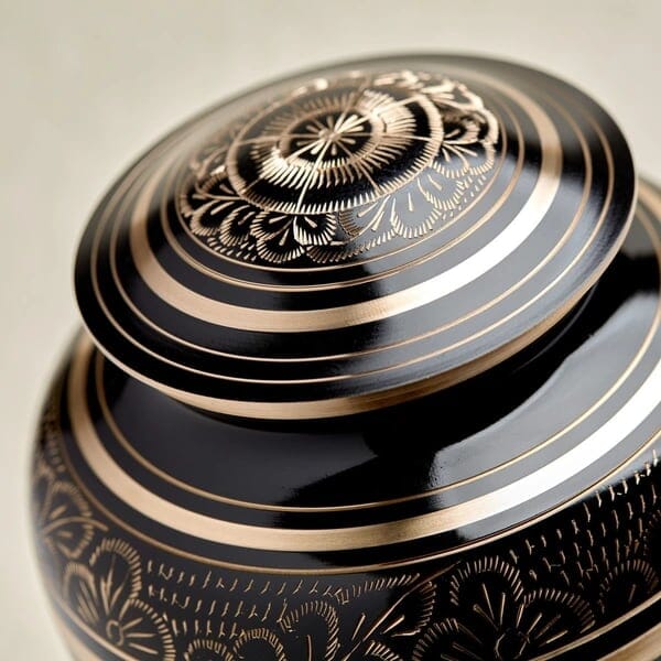 Elite Radiance Solid Brass Urn 3