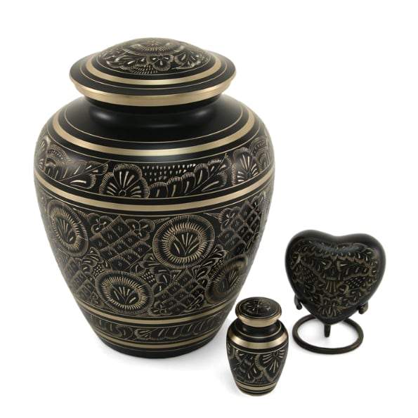 Elite Radiance Solid Brass Urn 4