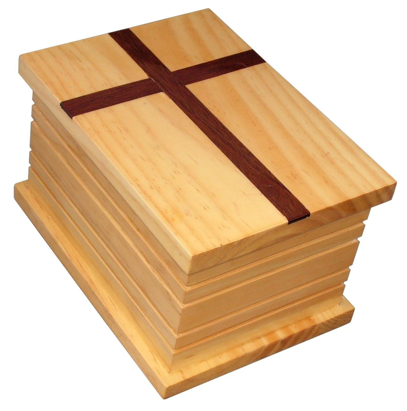 Faith Wood Urn 3