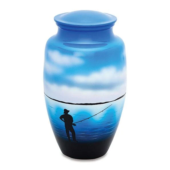 Fisherman Adult Cremation Urn