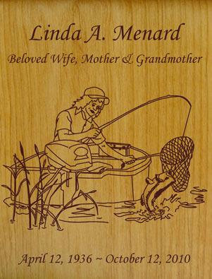 Fisherwoman Wood Urn 2