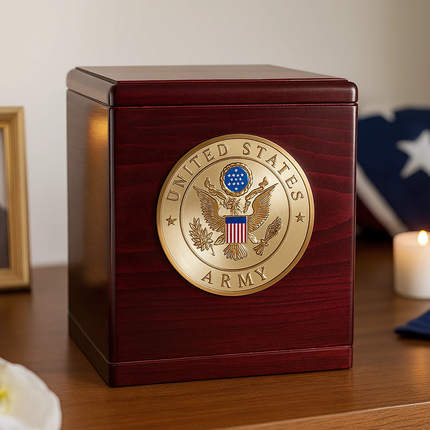 Freedom Wood Military Urn