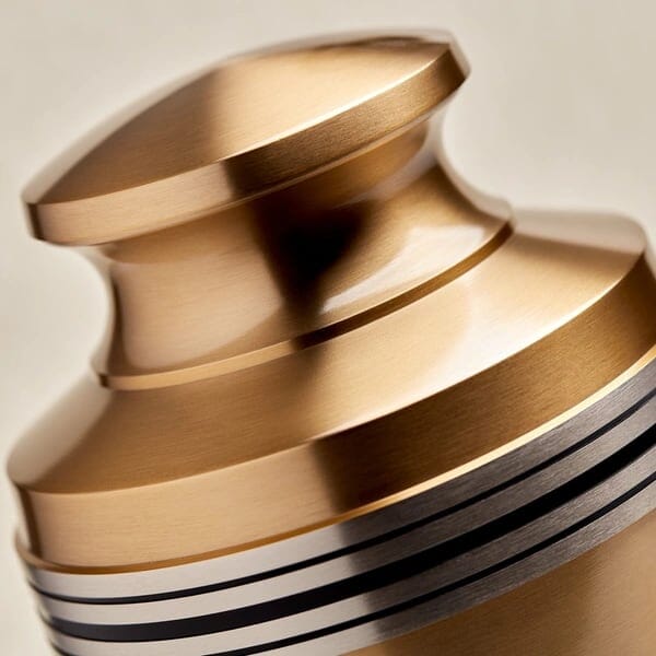 Grecian Bronze Solid Brass Cremation Urn 3