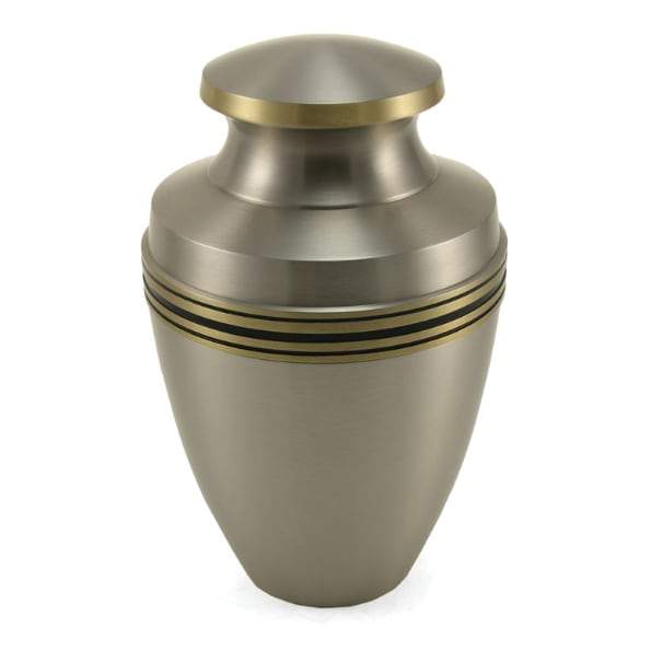 Grecian Pewter Solid Brass Urn