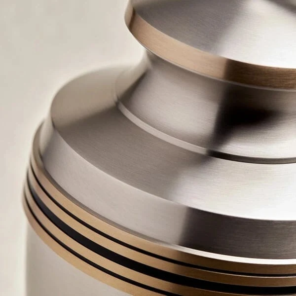 Grecian Pewter Solid Brass Urn 3