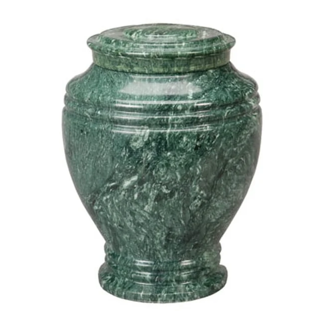 Green Earth Marble Vase Adult Urn