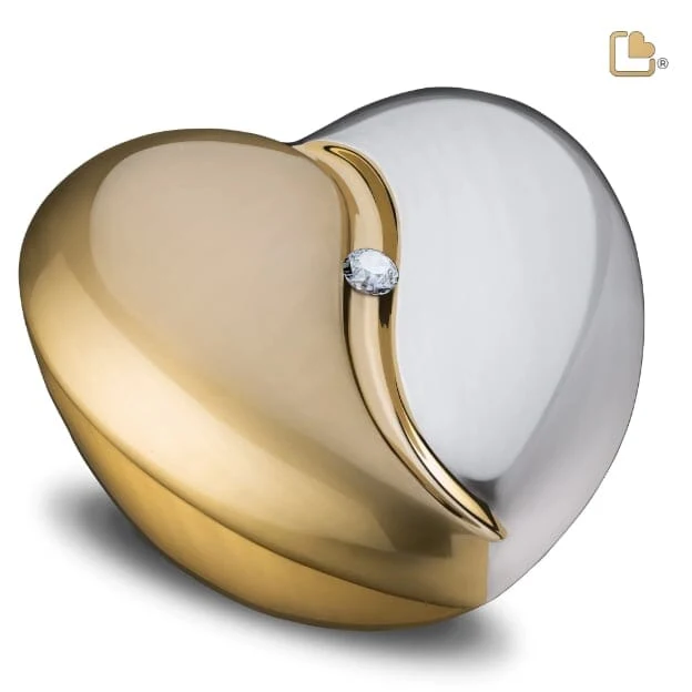 HeartFelt Adult Urn w/Crystal 2