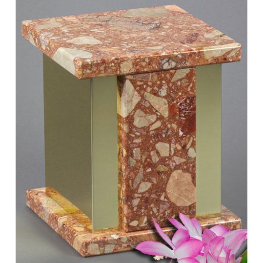 Infinita Rust Marble Urn