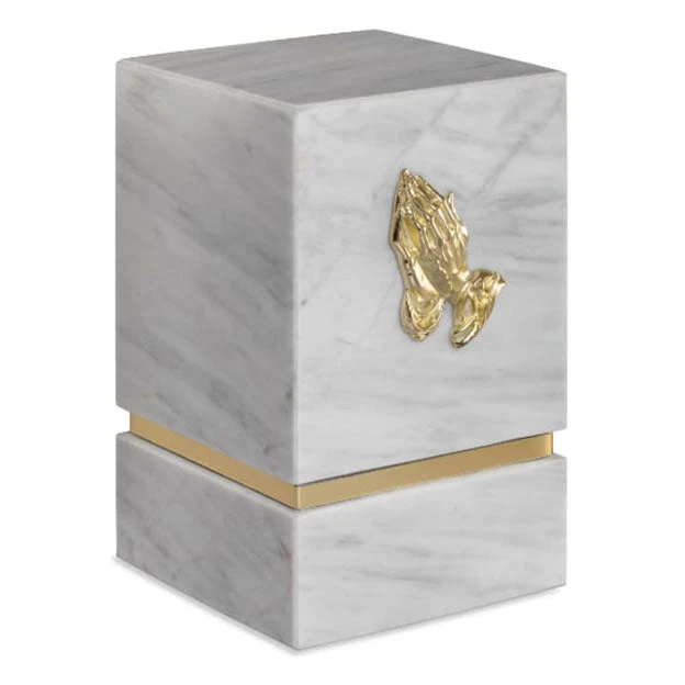 La Nostra White Marble Urn 3