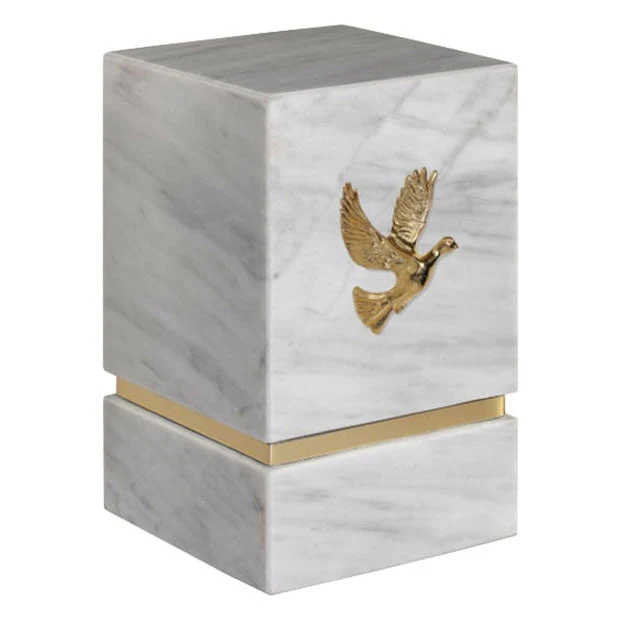 La Nostra White Marble Urn 5