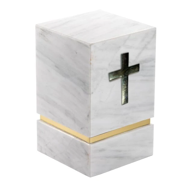 La Nostra White Marble Urn 9