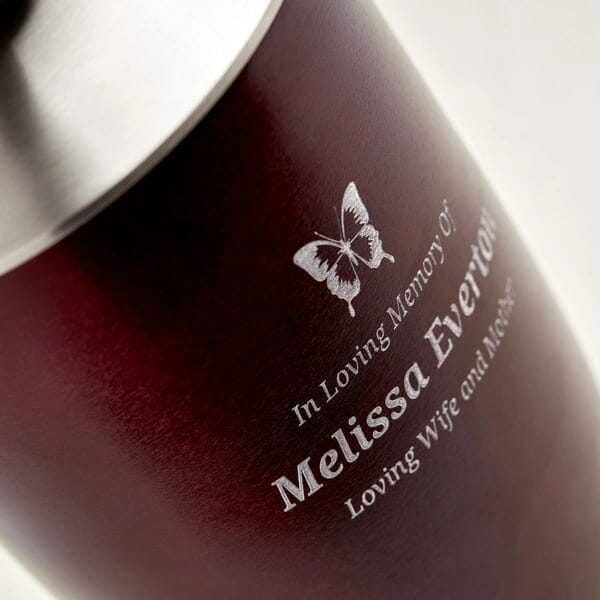 Monterey Ruby Aluminun and Brass Urn 4