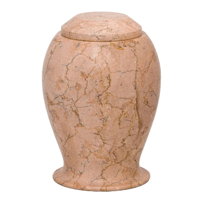 Mountain Light Marble Vase Adult Urn