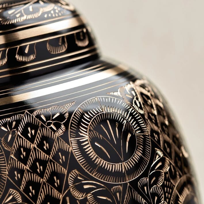 Radiance Solid Brass Urn 3