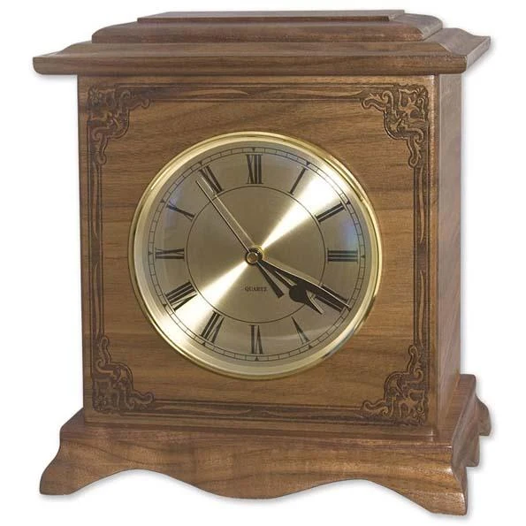Renaissance Clock Urn with Art Carving