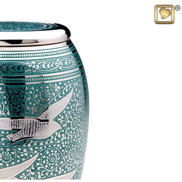 Returning Home Solid Brass Urn 2