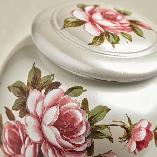 Rose Bouquet Ceramic Urn 3