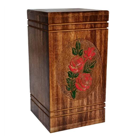 Rose Urn in Wood
