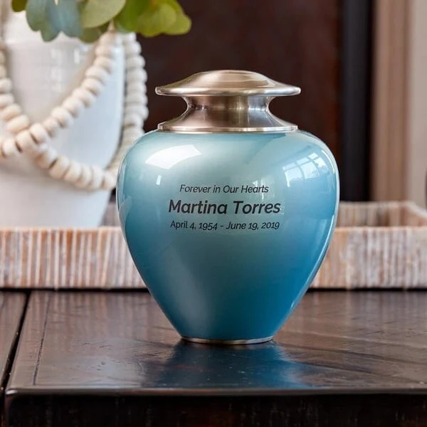 Satori Ocean Large Brass Urn 2