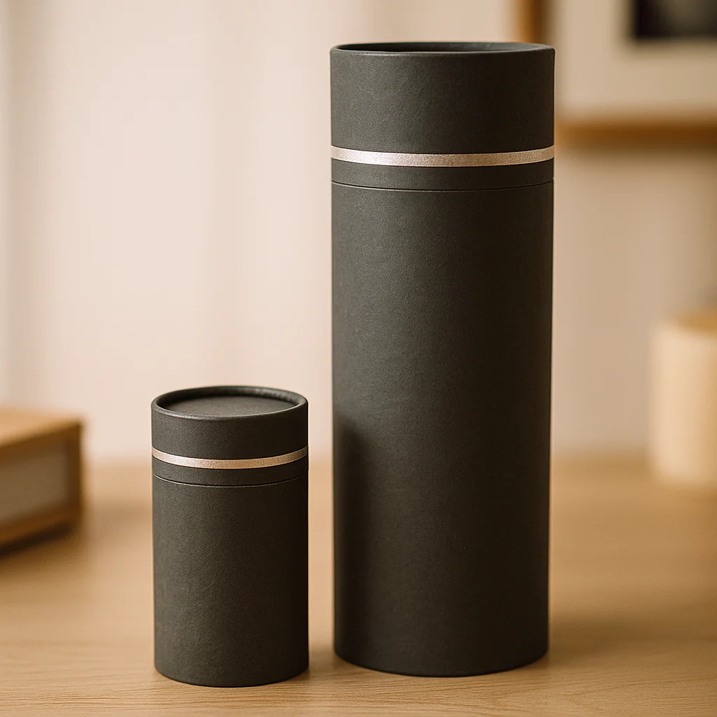 Silver Lining Scattering Tube Urn