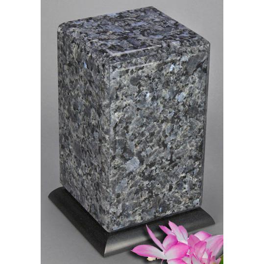 Simplicity Blue Pearl Granite Urn
