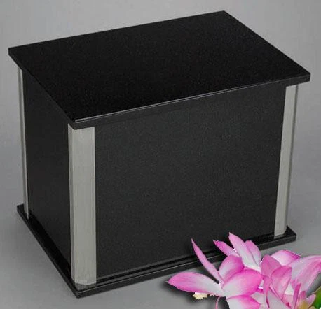 Solitude Black Granite Companion Urn