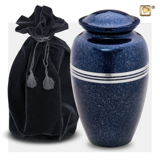 Speckled Indigo Adult Urn 4