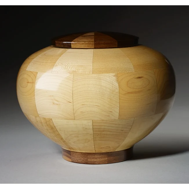 Steve Shannon Wood Adult Urn #12T