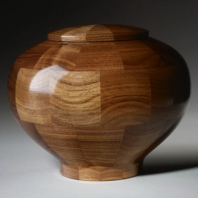 Steve Shannon Wood Adult Urn #12W
