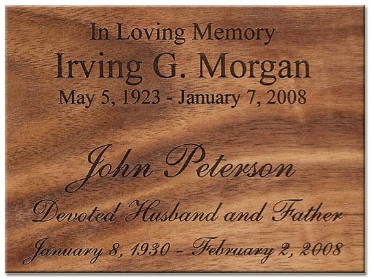 The Bible Wood Adult Urn 2