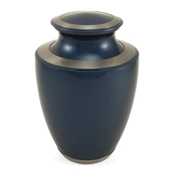Trinity Moonlight Blue Brass Urn