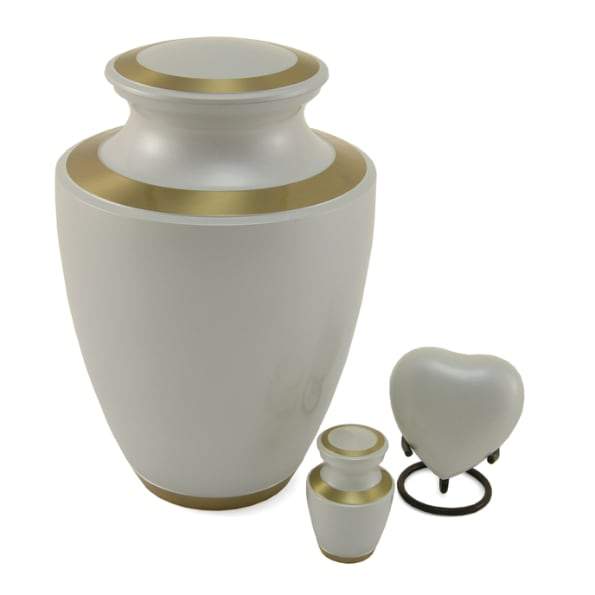 Trinity Pearl Brass Urn 2