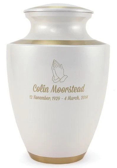 Trinity Pearl Brass Urn 3