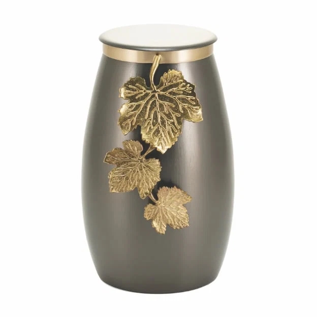 Windsong™ Leaves Slate/Bronze, Full Size Urn